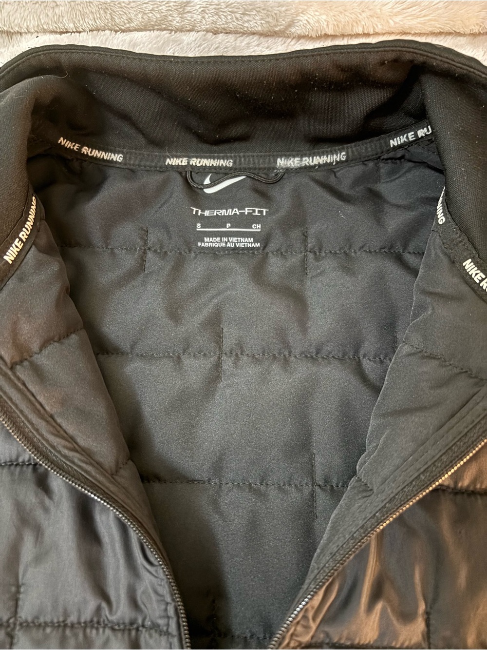 Nike Black Therma-FIT Puffer Vest